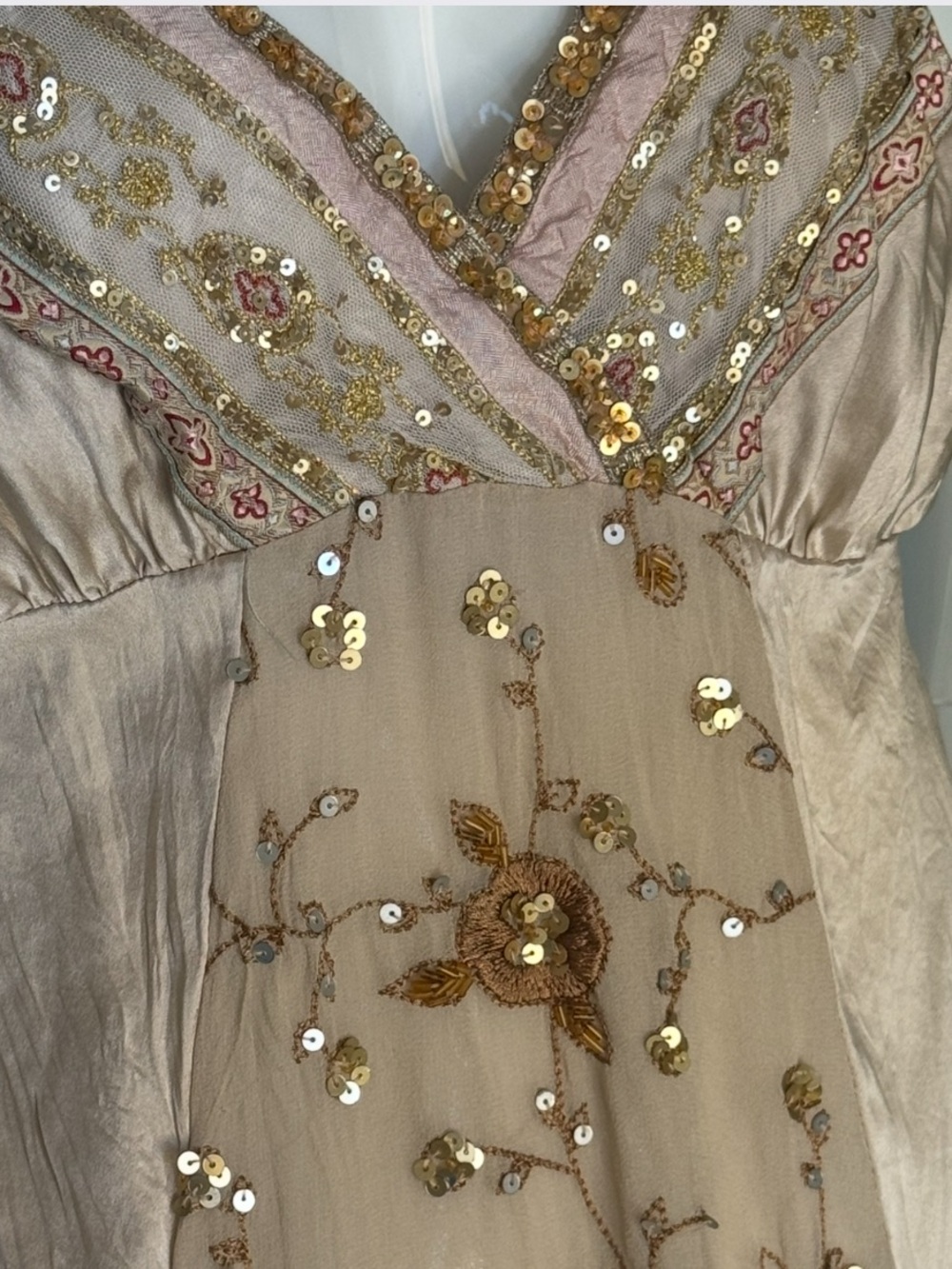 Vintage Hale Bob 100% Silk Bohemian Cami M - Picture 2 of 4